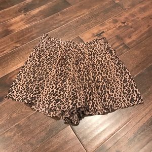 Free People Cheetah Shorts