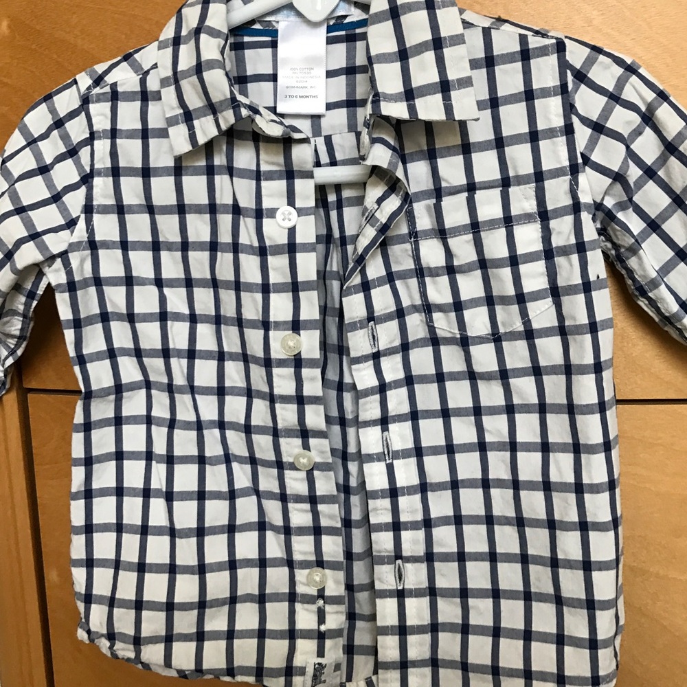 Infant boys Janie and Jack button up shirt