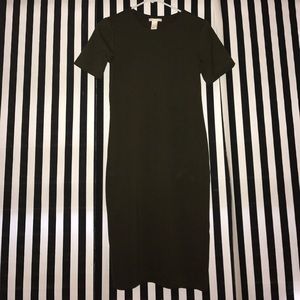 H&M army green dress