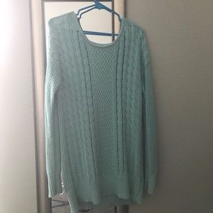 Mission xl turquoise sweater