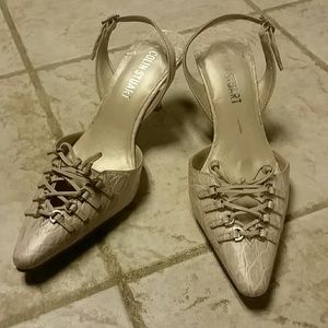 Colin Stuart faux snake skin heel