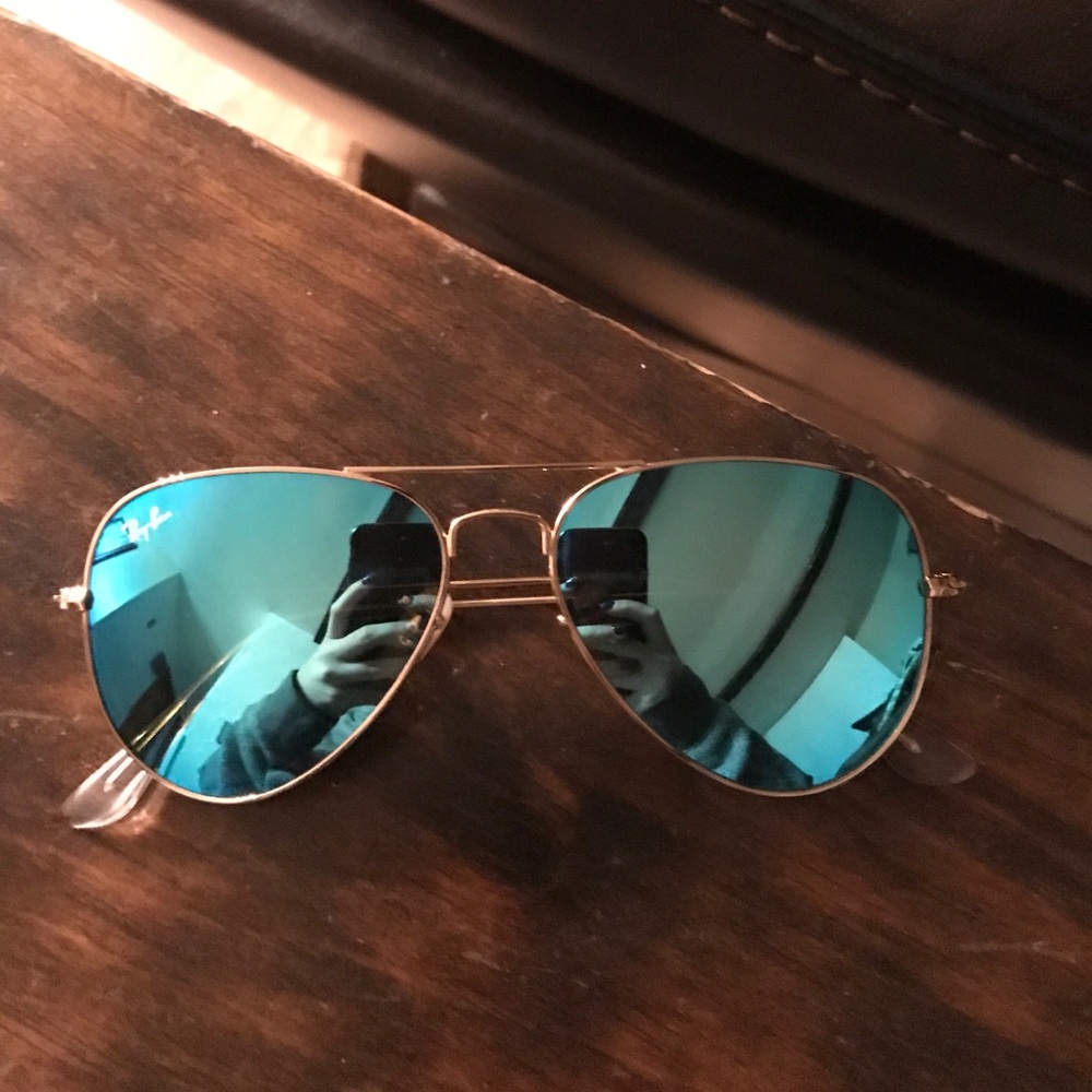 Blue Aviator Ray Bans