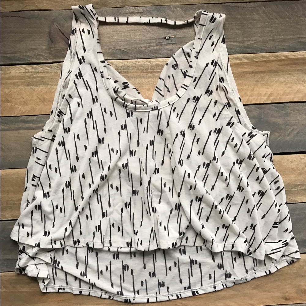 DONATED Silence + Noise Festival Crop Top XS