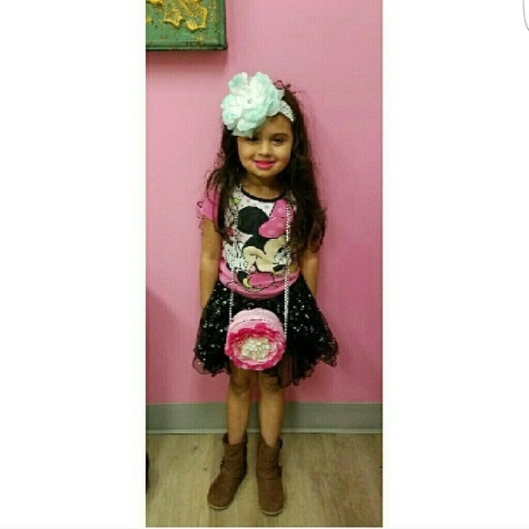 ❌❌Sold❌❌Mint sparkle dress size 3 t - Picture 4 of 5