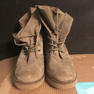 Steven by Steve Madden Lace-Up Booties Size 10