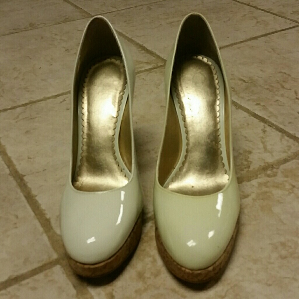 Jessica Simpson cork bottom heels