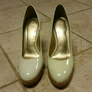 Jessica Simpson cork bottom heels