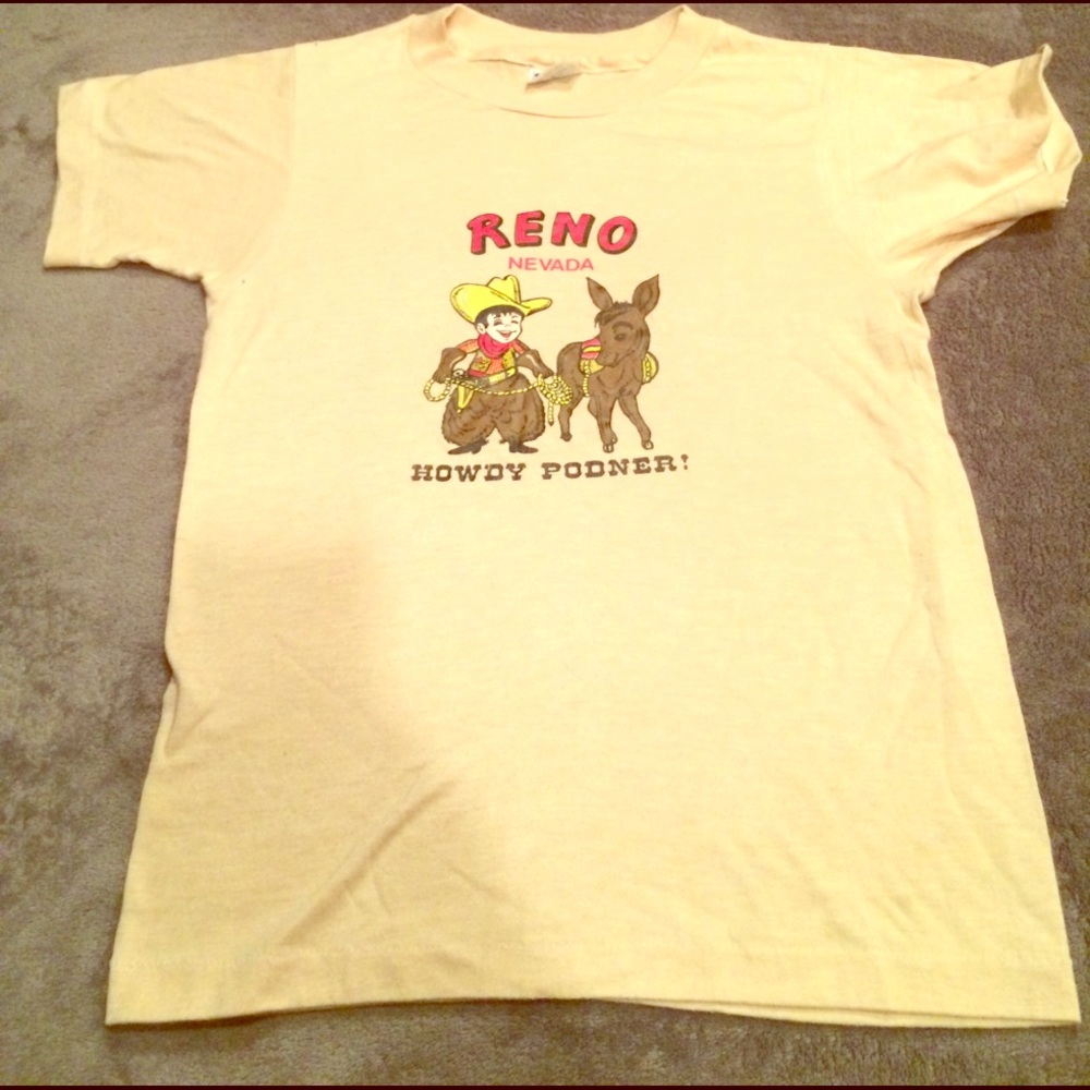 Vintage shirt Reno Nevada m(10-12) kids
