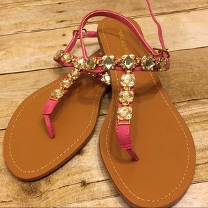 New Madeline Stuart 8.5 Jeweled Sandals