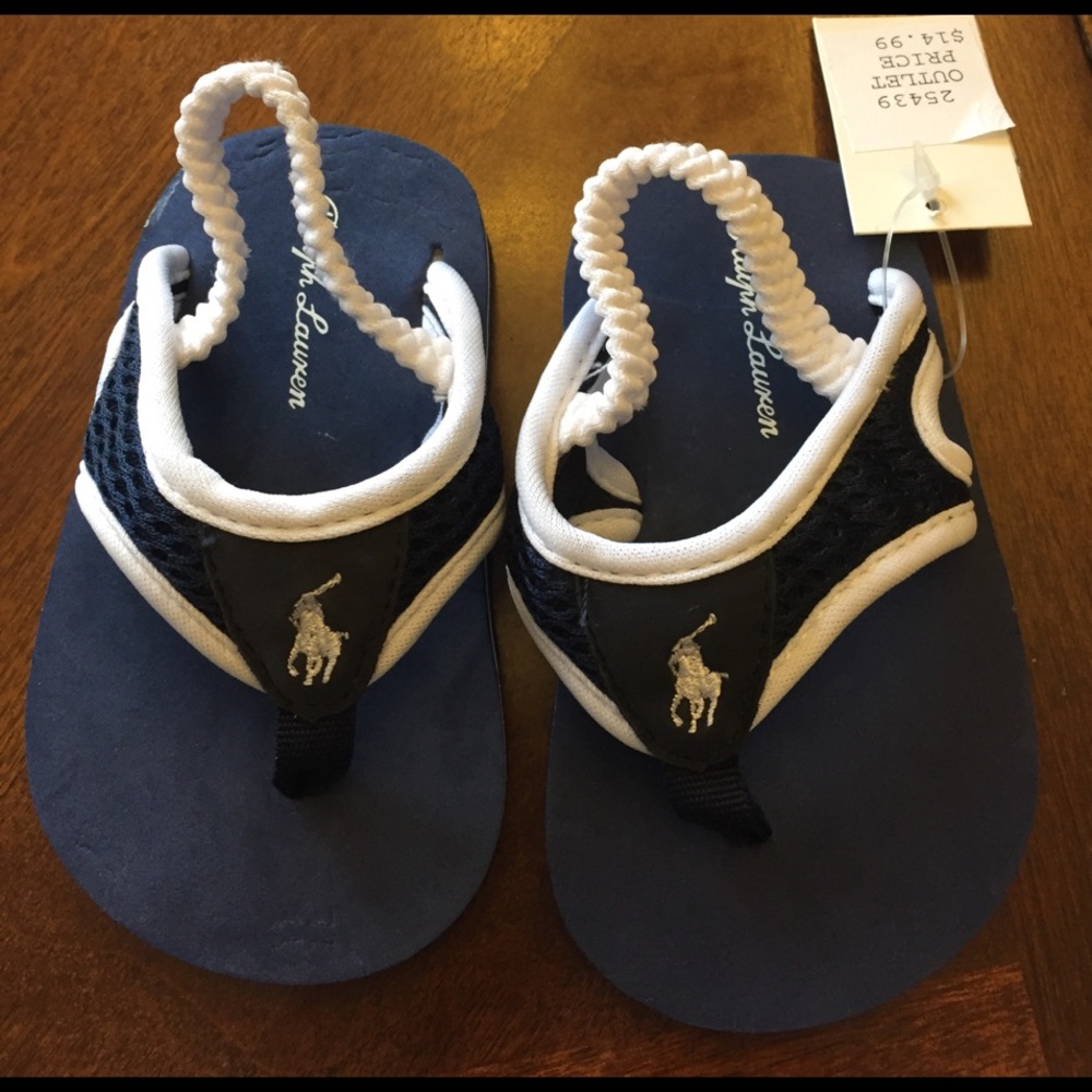 Polo flip flops