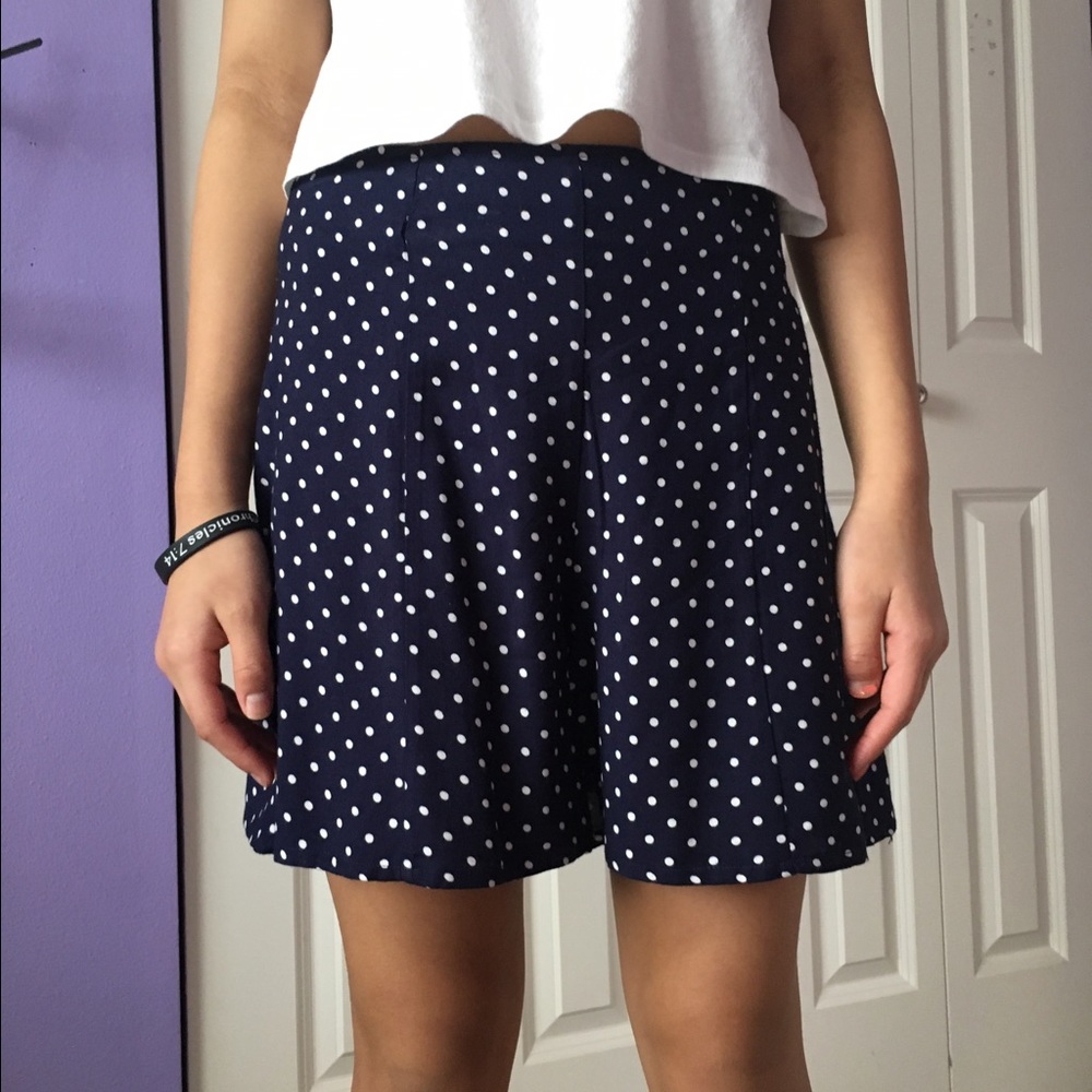 Polka Dotted Skort