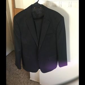Black Italian Wool suit