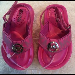 Michael Kors baby girl flip flops 6