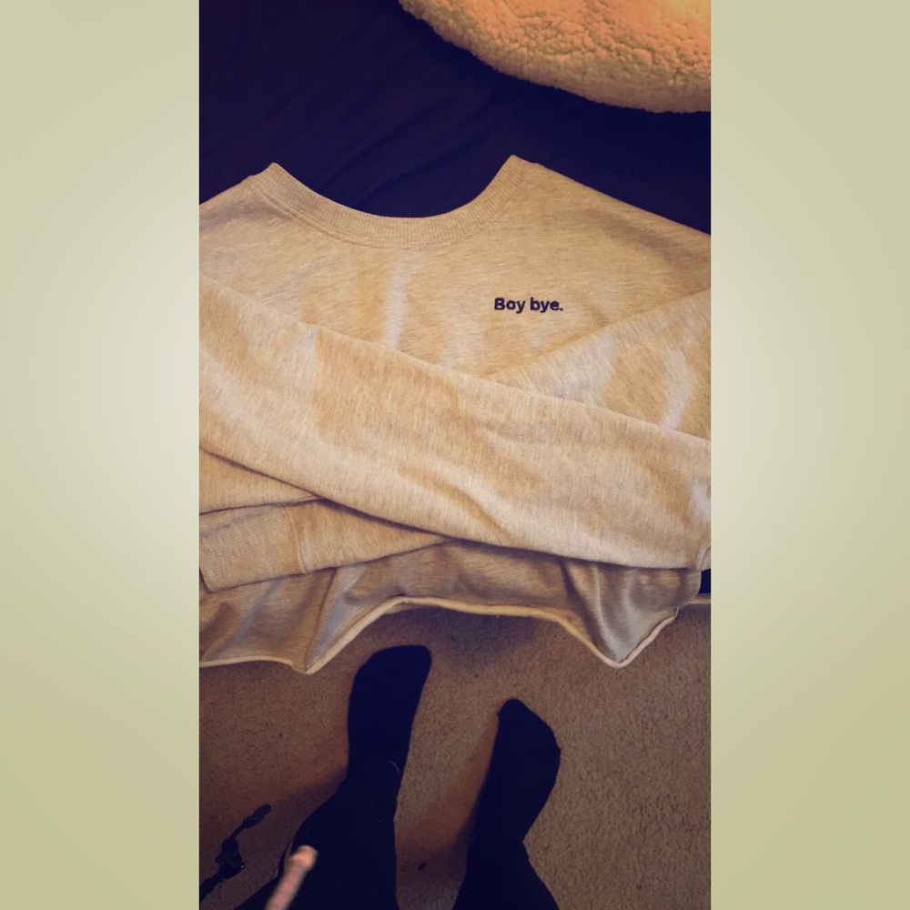 PacSun long sleeve crop tee