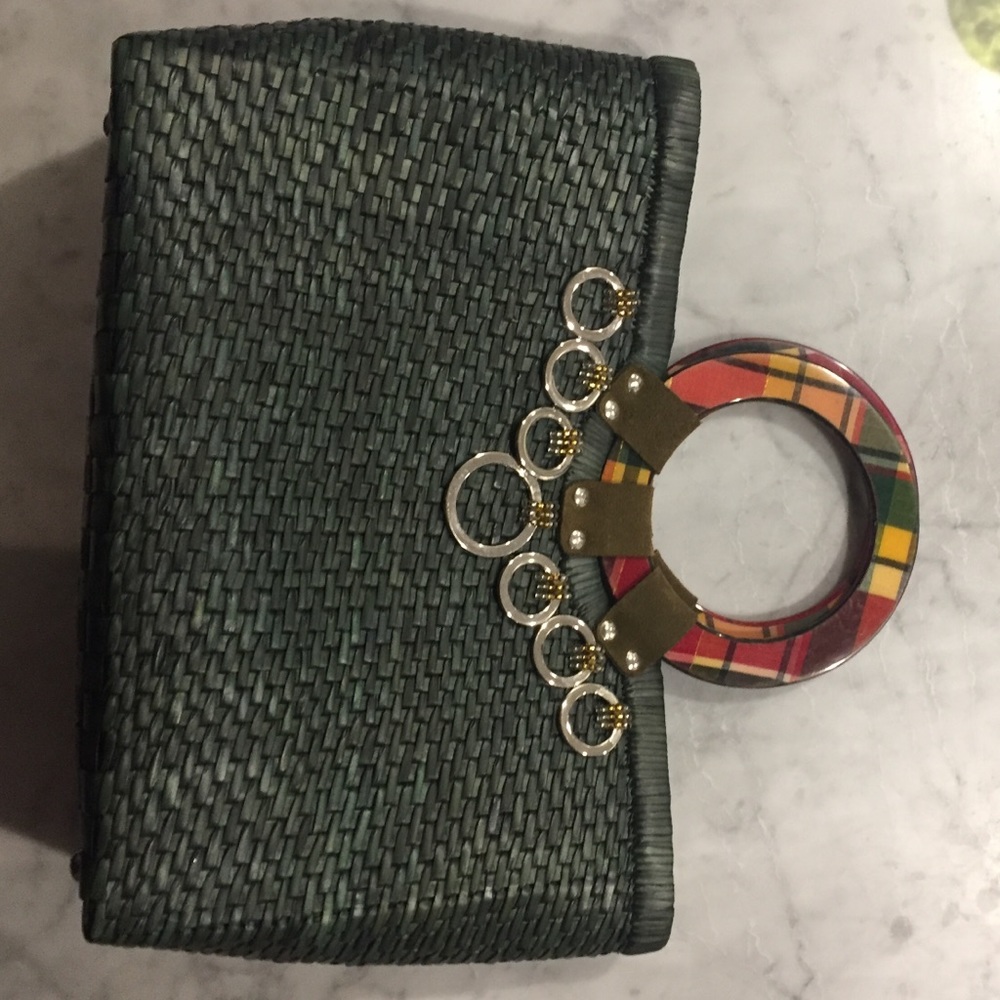 Summer woven tote