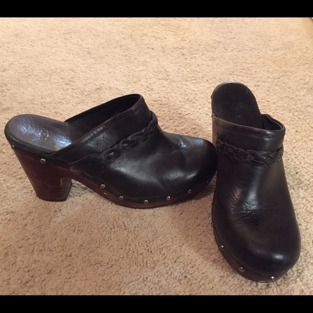 Black UGG clogs Size 10