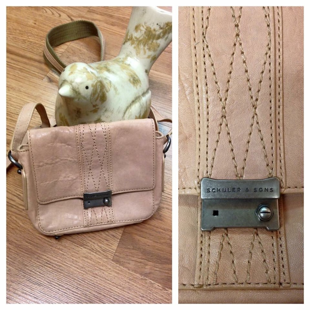 Anthropologie Schuler & Sons leather crossbody bag
