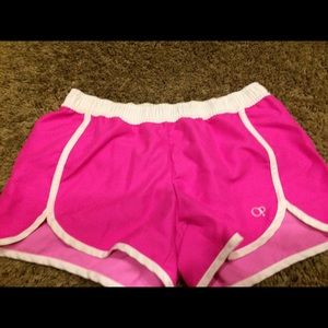 Pink swim shorts