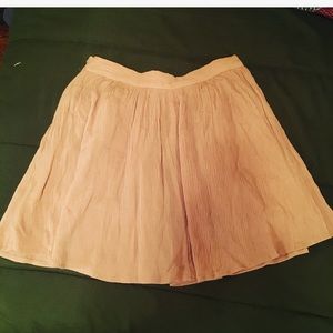 Beige circle skirt