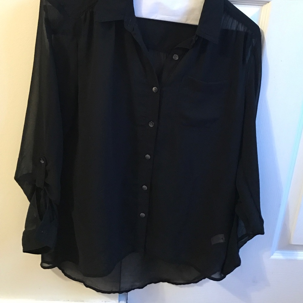 Halogen Sheer Button Down - image 2