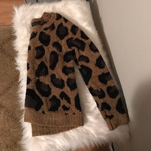 BCBGMAXAXRIA Sibel animal print sweater