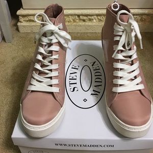 Steve Madden Blush sneaker wedges