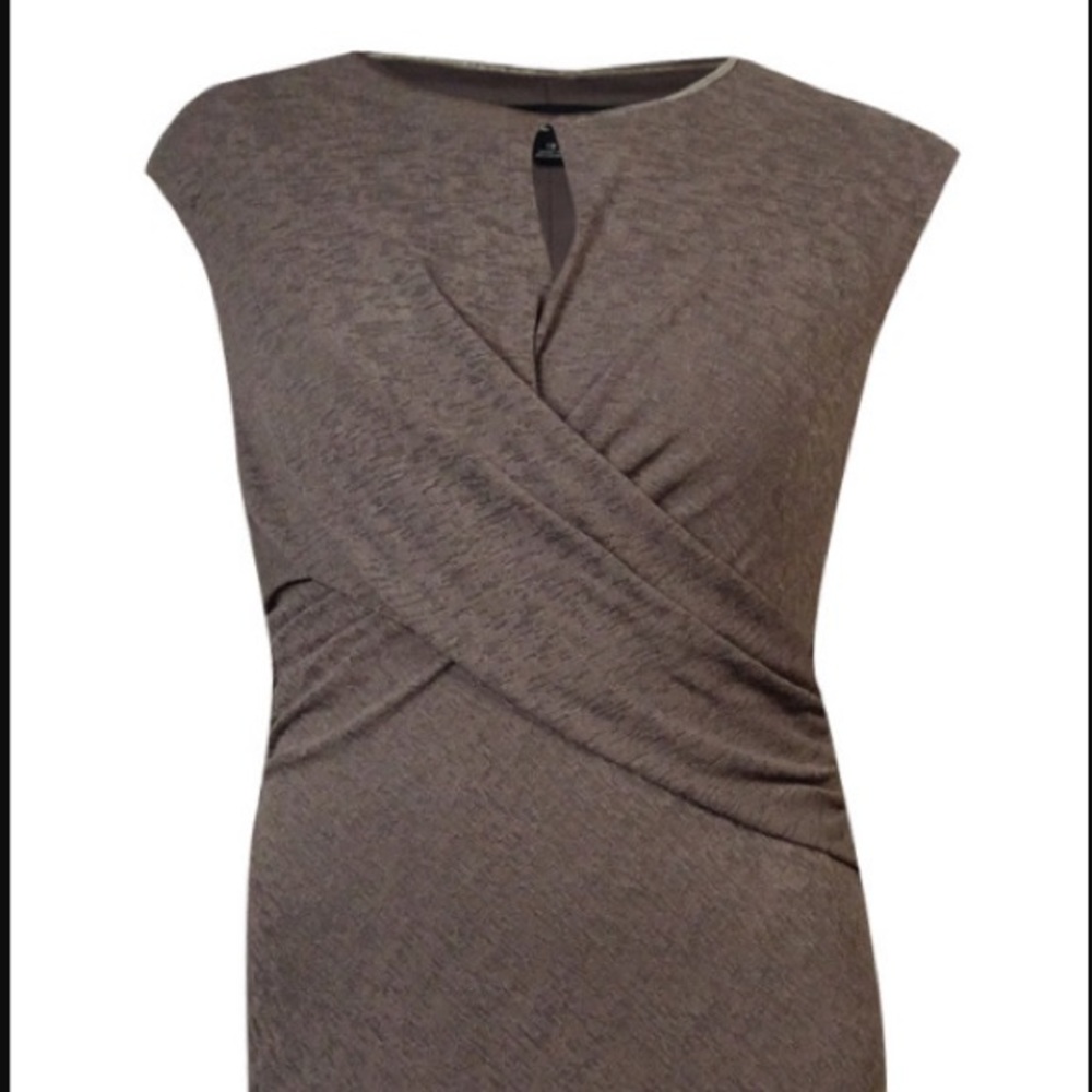 Nine West Cap Sleeve textured Dress sz 2