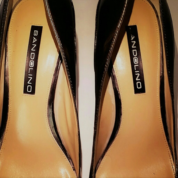 Bandolino Bronze Open Toe Heels (Size 9 1/2M) - Picture 5 of 5