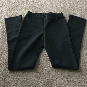 Thick black leggings