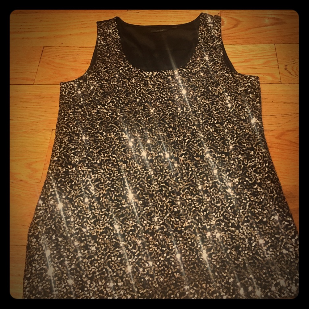 Tahiti sequin tank top