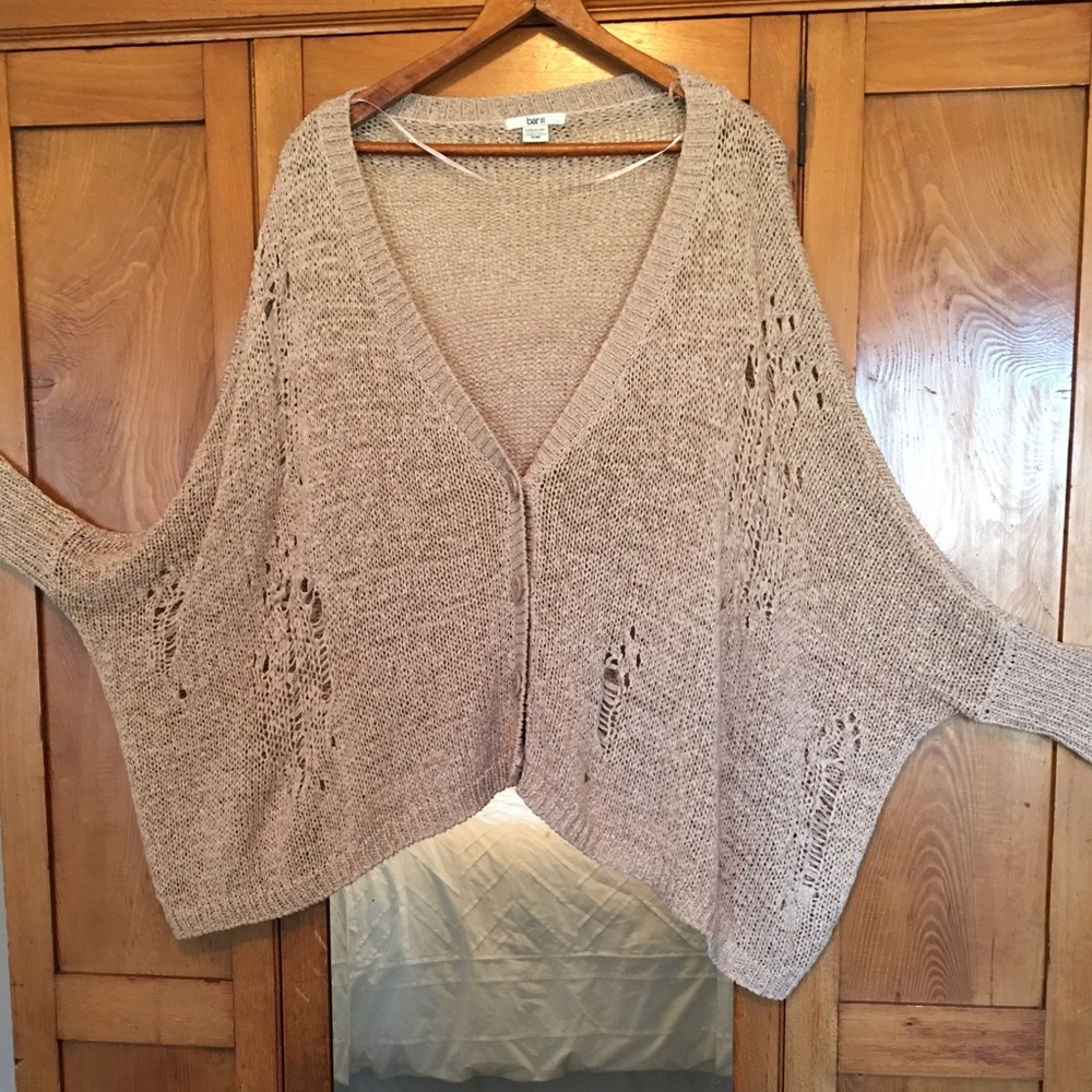 Bar lll Distressed Cardigan