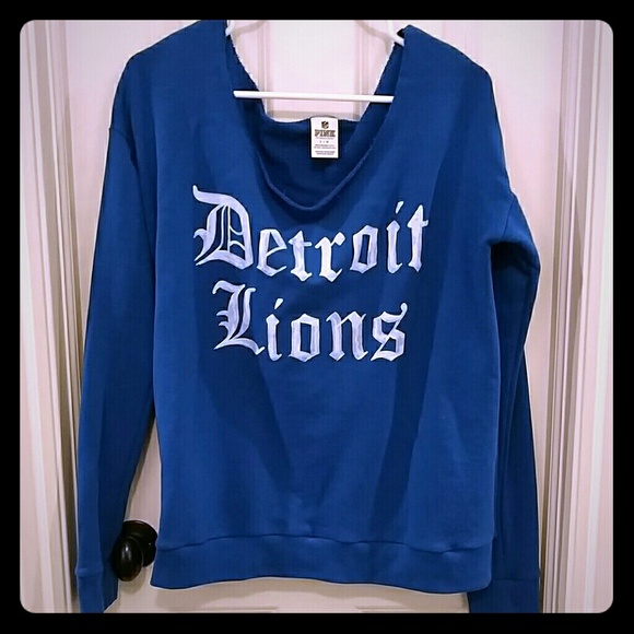 Victoria's Secret PINK VS Detroit Lions Sweatshirt - Picture 1 of 4