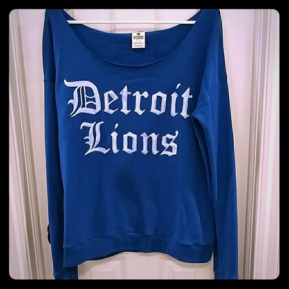 Victoria's Secret PINK VS Detroit Lions Sweatshirt - Picture 3 of 4