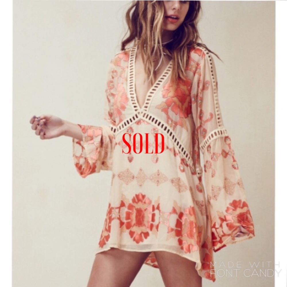 SOLD: For love and lemons Barcelona mini dress