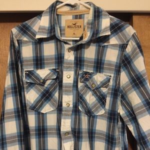 Button up Hollister shirt.