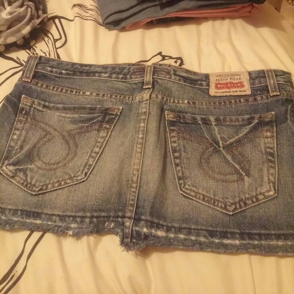 Denim skirt