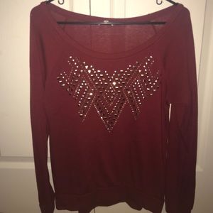 Maroon sweater