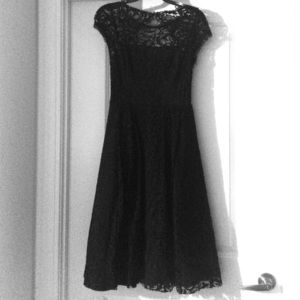 ABS Allen Schwartz Formal Black lace dress