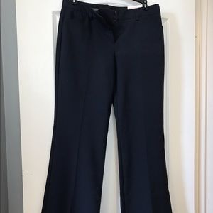 Express Editor low rise flare slacks.