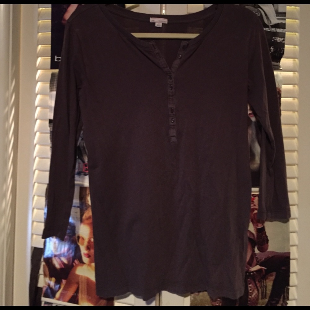 Pretty purple Henley!