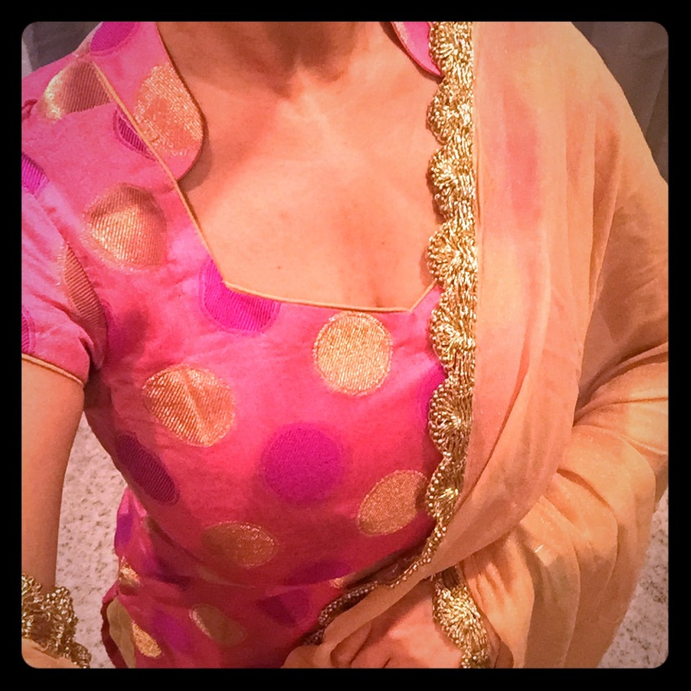 Indian dress - kurta with pants and dupatta