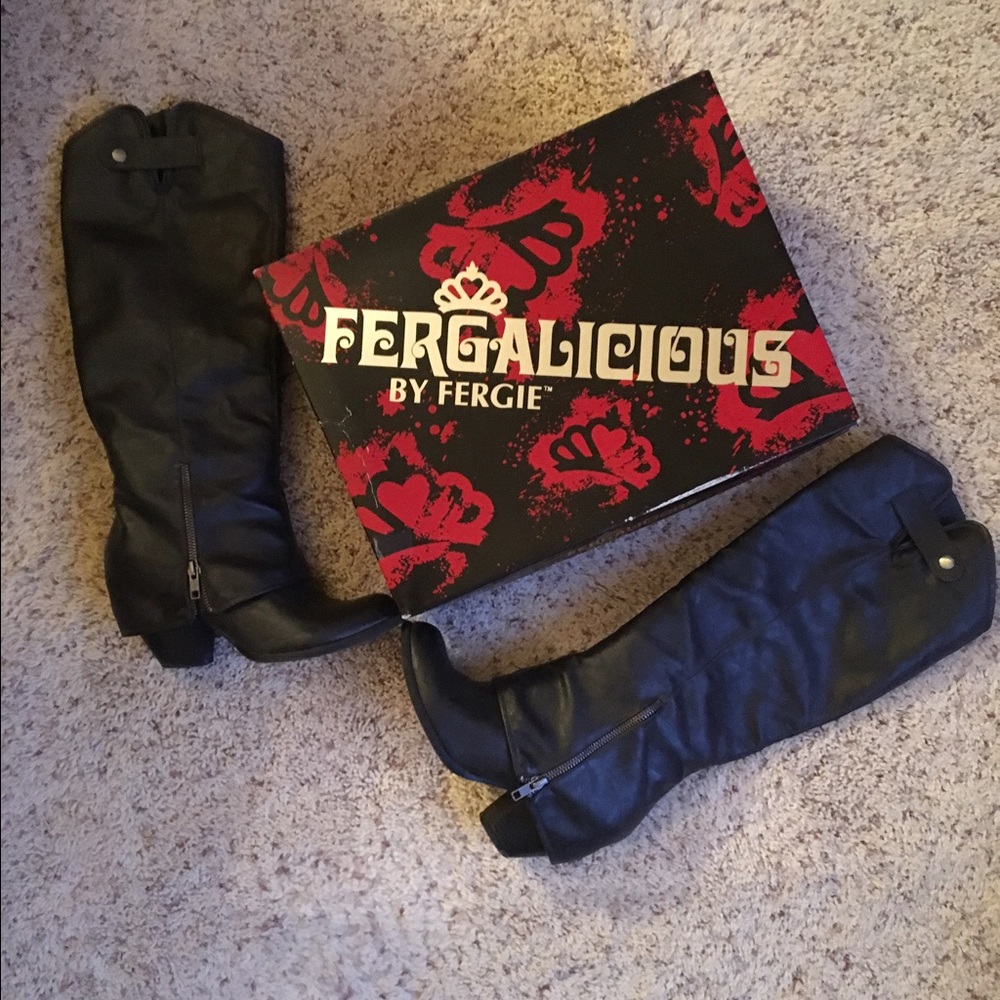 Fergalicious below the knee boots