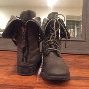 Madden Girl Combat Boots