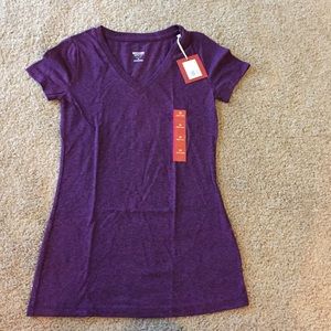 Basic tee shirt in royal purple