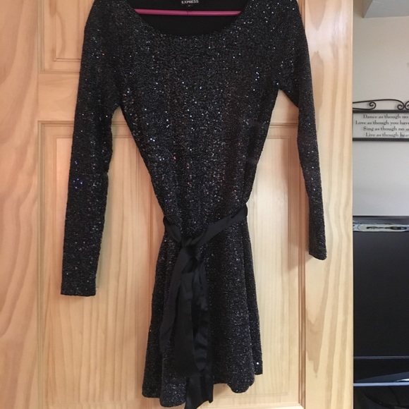 Women's Express black dress - Picture 1 of 3