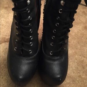 Jeffrey Campbell Damsel wedged boots