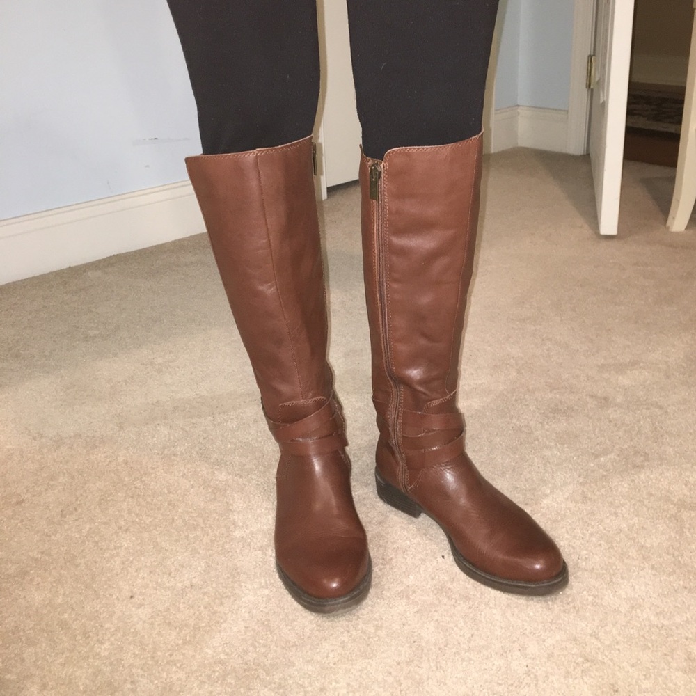Brown Kenneth Cole Rider boots