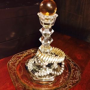 Vintage Ring Dish Gorgeous Jewelry Display Holder