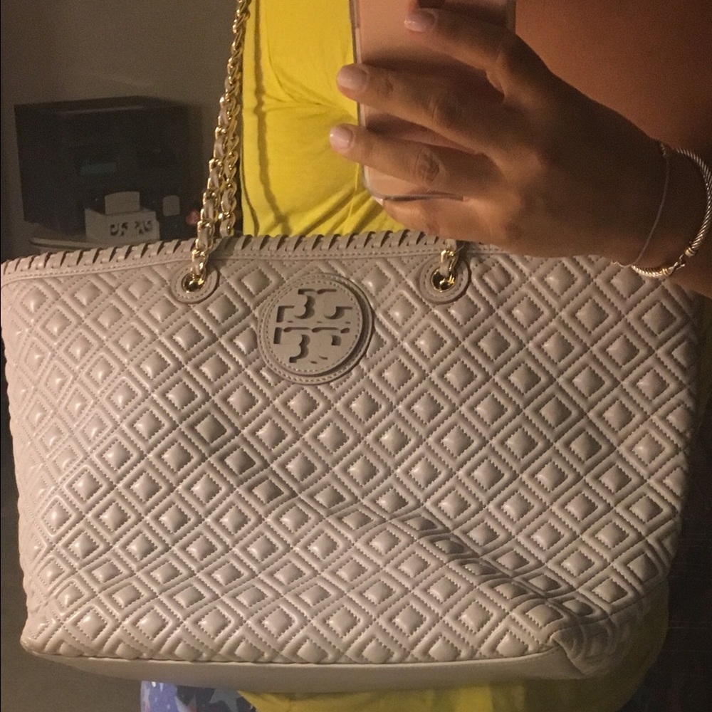 Tory Burch Marion Quilted Chain-Strap