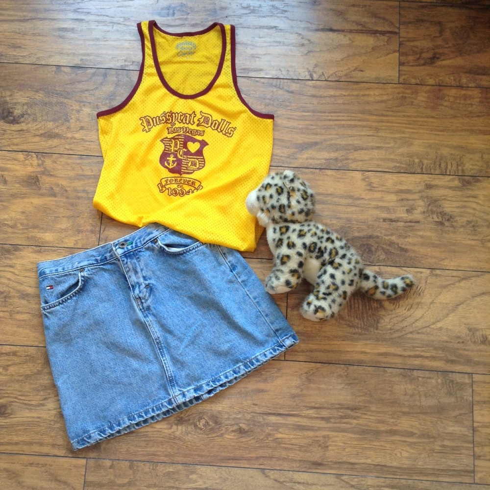 Tommy Jeans SZ 3 Lola Denim Jean Mini Skirt 90's